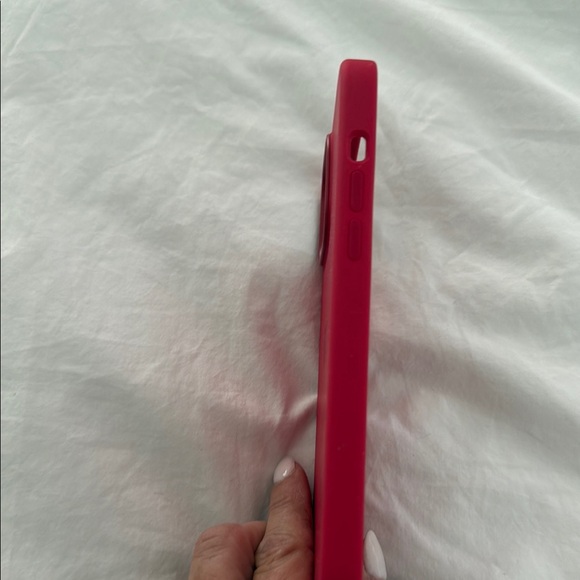 Apple Red Silicone iPhone Case - Picture 3 of 3